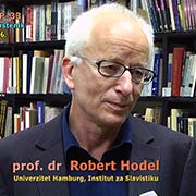 33. SAVREMENA SRPSKA PROZA IX - DEO: dr Robert Hodel, intervju koji je dao TV Trstenik, izvod; Trstenik, 12. novembar 2016.