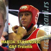 Prijateljski boks-meč Srbija-Mađarska; Marija Stojanović, kategorija do 69 kg, pobeda 17:6; Trstenik maj 2013. god.