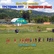 Prvenstvo petlića FS RIS: FK Trstenik–FK Radnički (Niš) 2:6; razigrani klinci, a golova na pretek, radovanje svih; Trstenik, 2. jun 2016. god.