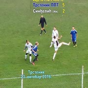 KADETI, II liga FS RIS kolo 10. FK Trstenik–FK Sinđelić (Niš) 5:2 (0:2), Nišlije primile pet golova u drugom poluvremenu; Trstenik, 23. oktobar 2016. god.