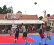 TS-Streetball challenge 2014; Finalna utakmica Rođino kafanče-VTMŠSS, Trstenik, 29. jul 2014. god.