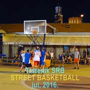 TS VI Street basketball: Nadmetanja ekipa u prvoj fazi turnira; uveliko se nadigravaju seniori i veterani u svojim grupama, PREGLED Br. 1; Trstenik, jul 2016. god.