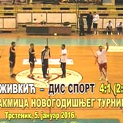 Finale Novogodišnjeg turnira u malom fudbalu: Zanatlija ŽIVKIĆ–DIS sport 4:1 (2:1), reportaža; Trstenik 5. januar 2016. god.